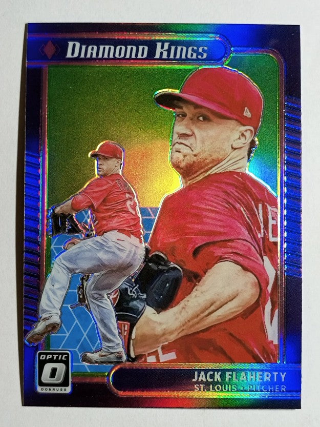 2021 Donruss Optic Lime Green #22 Jack Flaherty DK
