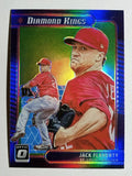 2021 Donruss Optic Lime Green #22 Jack Flaherty DK