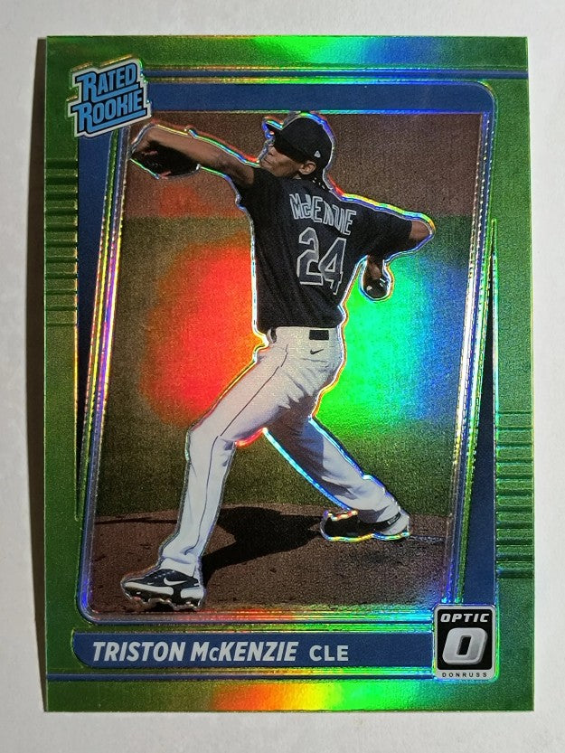 2021 Donruss Optic Lime Green #50 Triston McKenzie RR