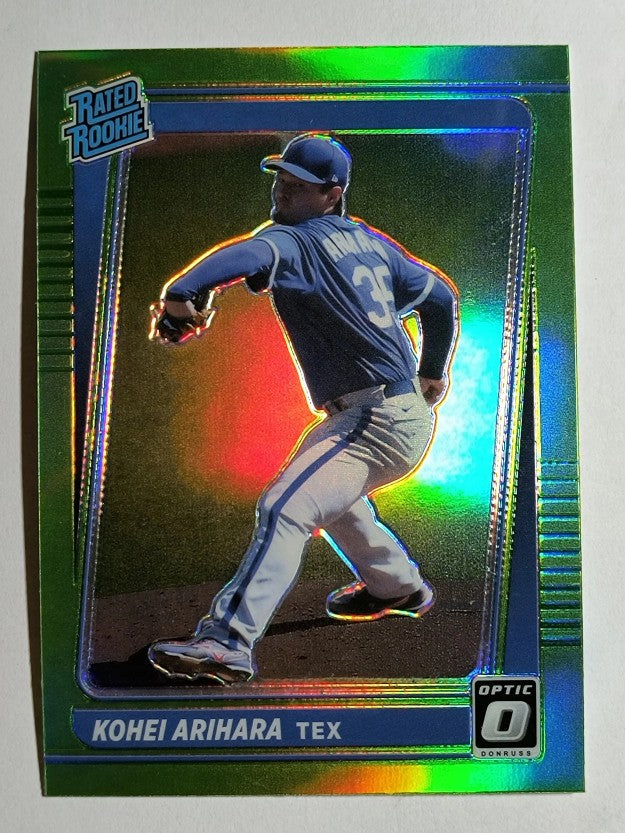 2021 Donruss Optic Lime Green #70 Kohei Arihara RR