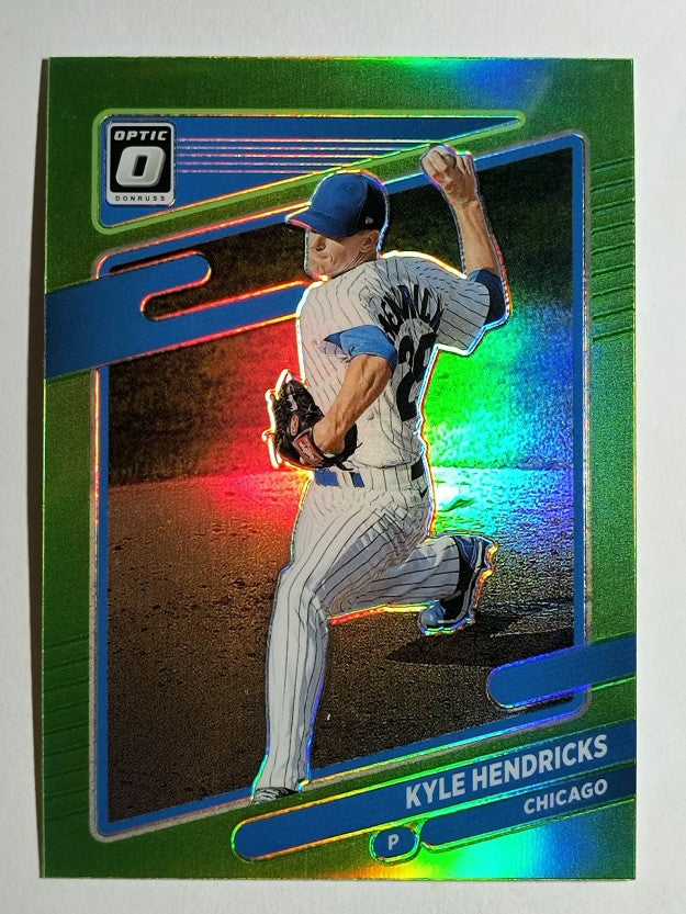 2021 Donruss Optic Lime Green #117 Kyle Hendricks