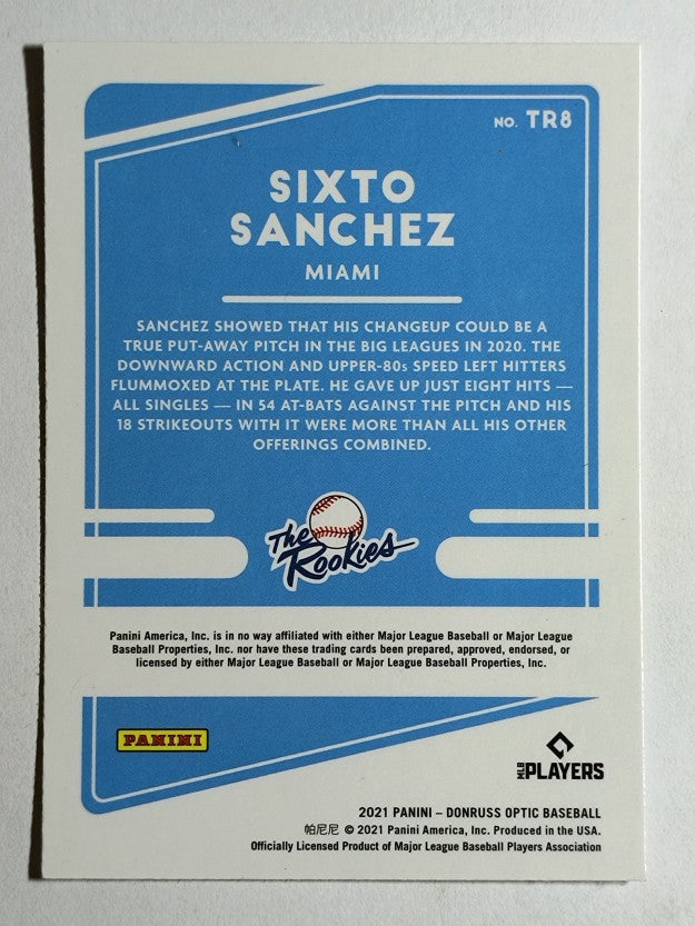 2021 Donruss Optic The Rookies #8 Sixto Sanchez
