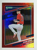 2021 Donruss Variations Holo Red #183 Shane Bieber