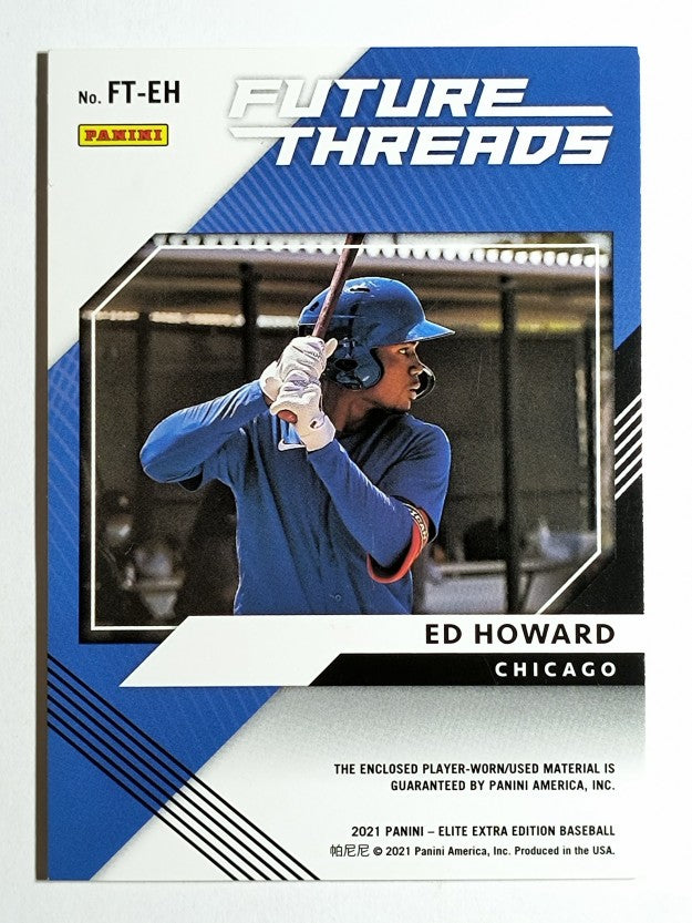 2021 Elite Extra Edition Future Threads #21 Ed Howard (NM)