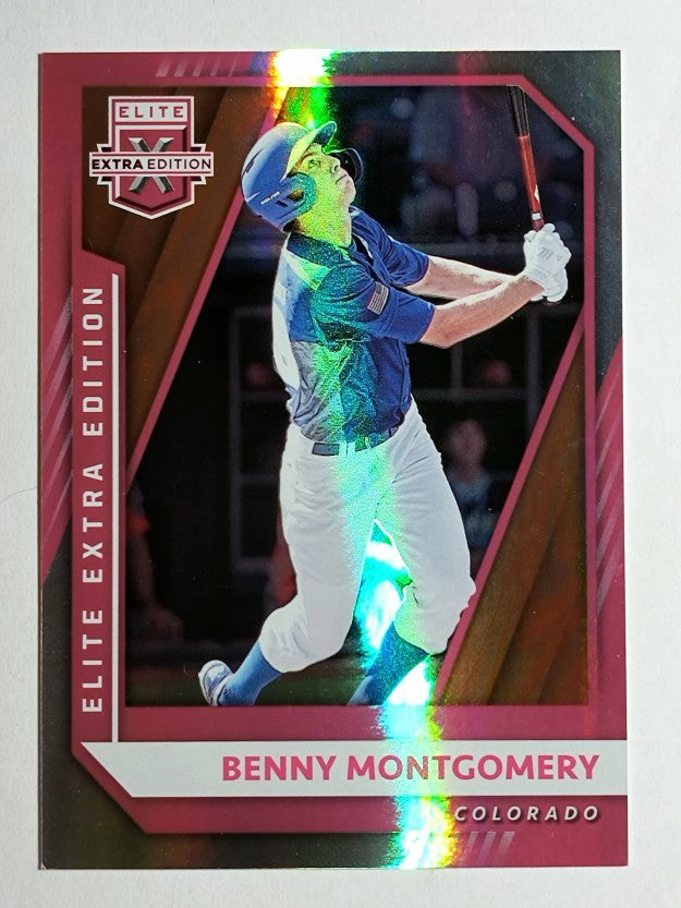 2021 Elite Extra Edition Pink #8 Benny Montgomery