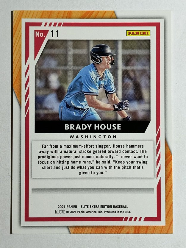 2021 Elite Extra Edition Pink #11 Brady House (NM)