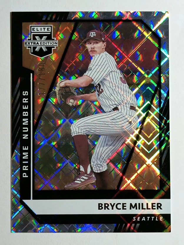 2021 Elite Extra Edition Prime Numbers A #113 Bryce Miller/180