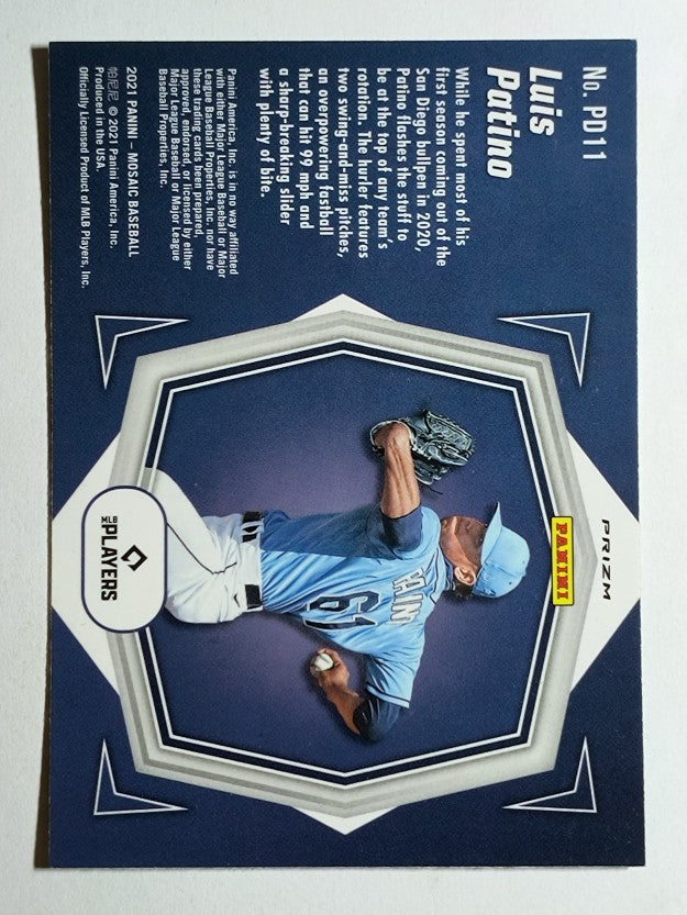 2021 Panini Mosaic Debuts Mosaic #11 Luis Patino