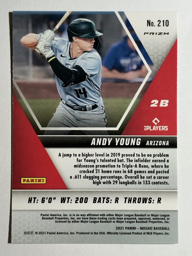 2021 Panini Mosaic Mosaic #210 Andy Young
