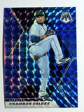 2021 Panini Mosaic Mosaic Blue Camo #83 Framber Valdez