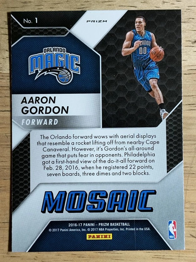 2016-17 Panini Prizm Mosaic #1 Aaron Gordon