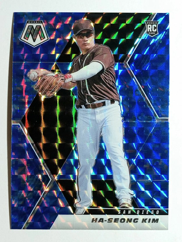 2021 Panini Mosaic Mosaic Blue Camo #258 Ha-Seong Kim