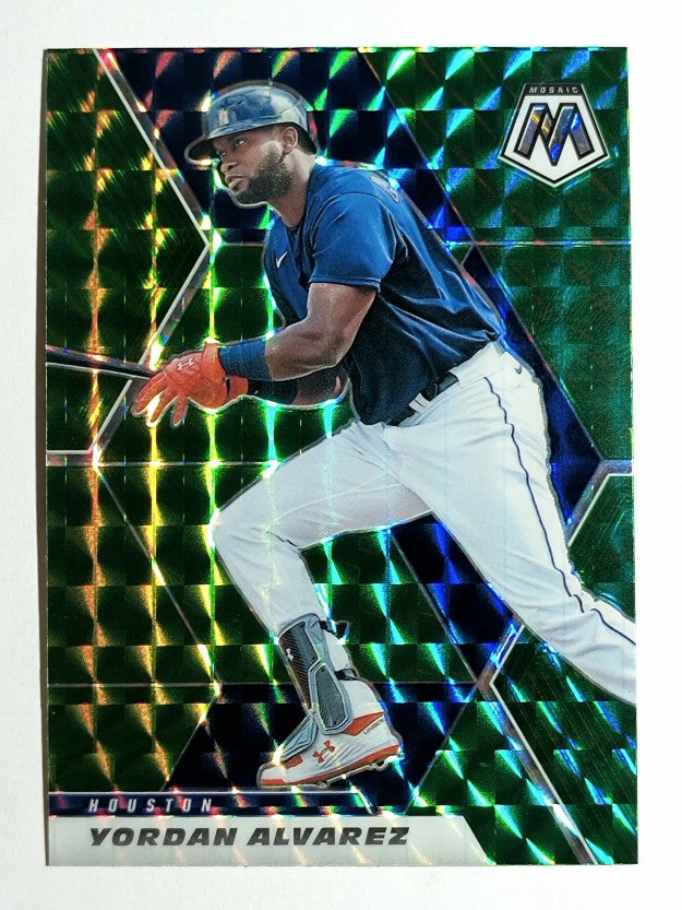 2021 Panini Mosaic Mosaic Green #46 Yordan Alvarez