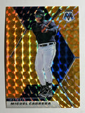 2021 Panini Mosaic Mosaic Reactive Orange #117 Miguel Cabrera