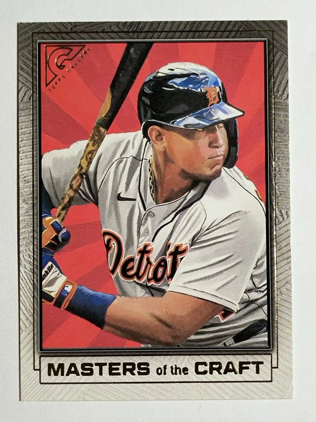 2021 Topps Gallery Masters of the Craft #MTC11 Miguel Cabrera