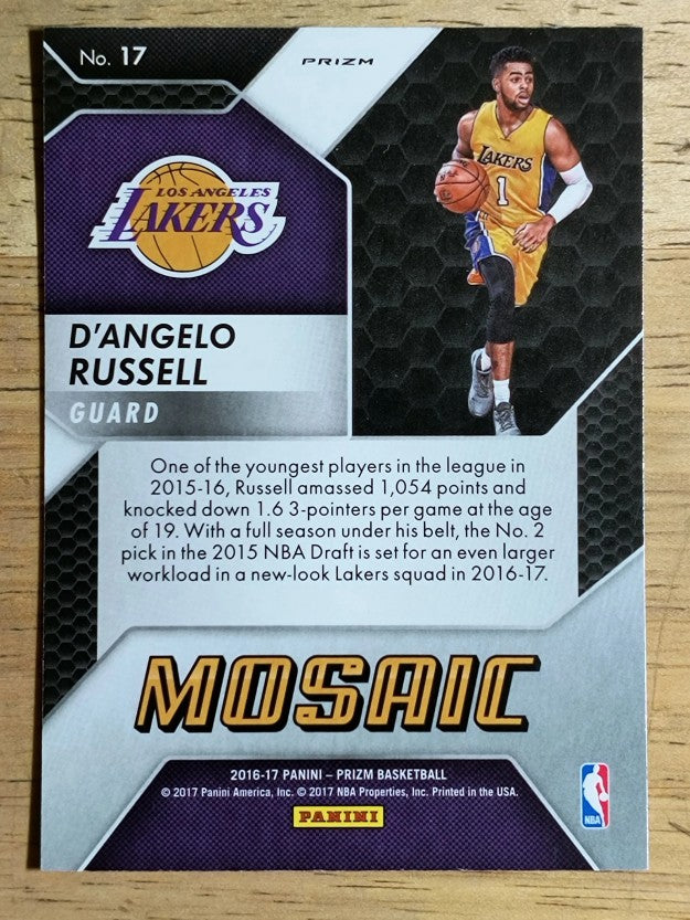 2016-17 Panini Prizm Mosaic #17 D'Angelo Russell