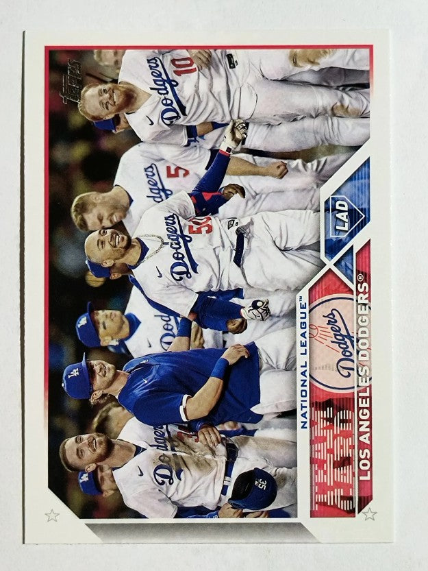 2023 Topps #219 Los Angeles Dodgers TC