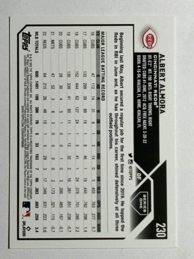2023 Topps #230 Albert Almora