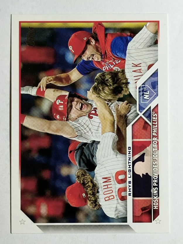 2023 Topps #248 Rhys Hoskins/Alec Bohm/Mickey Moniak CC