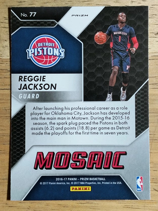 2016-17 Panini Prizm Mosaic #77 Reggie Jackson