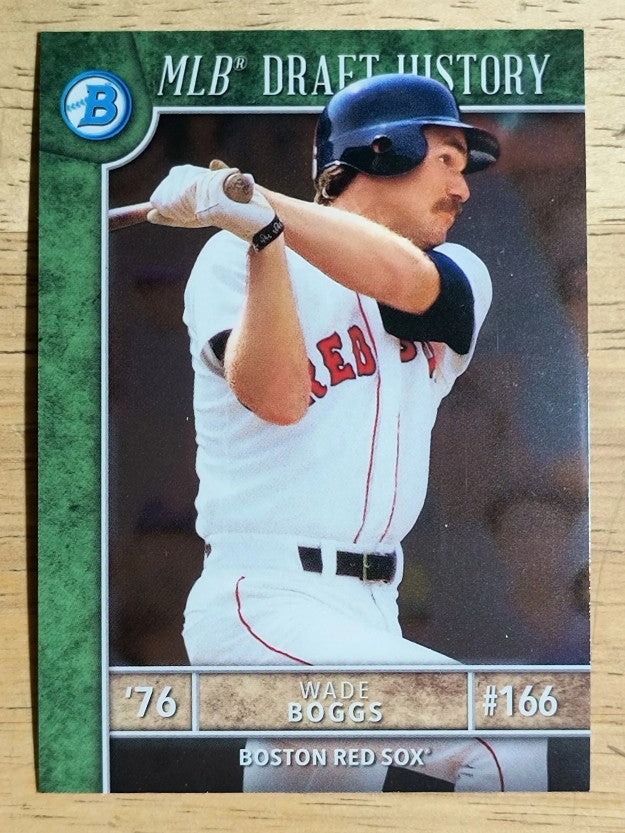 2017 Bowman Chrome Draft MLB Draft History #MLBDWB Wade Boggs