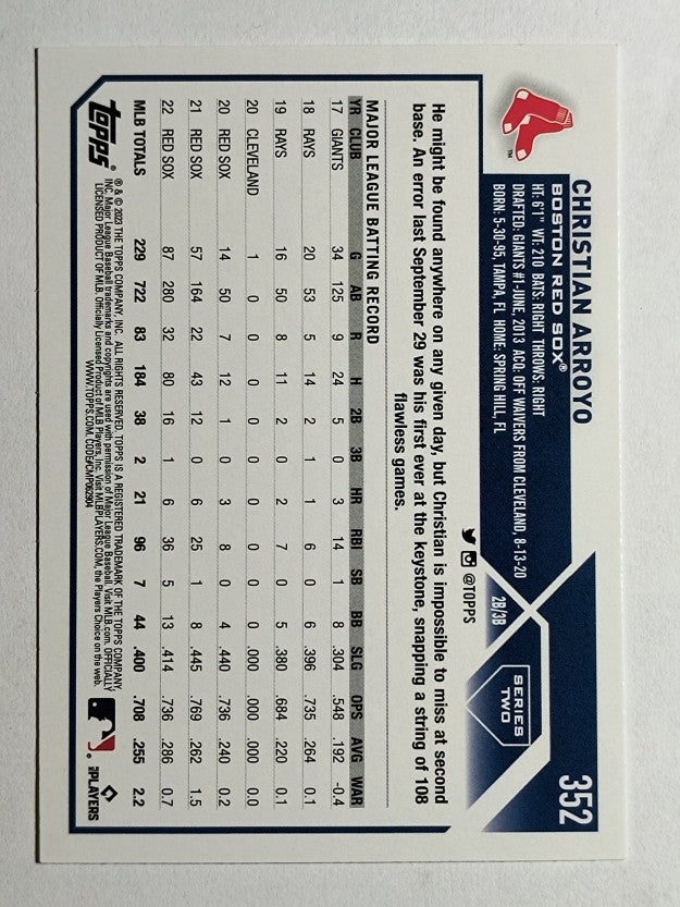 2023 Topps #352 Christian Arroyo