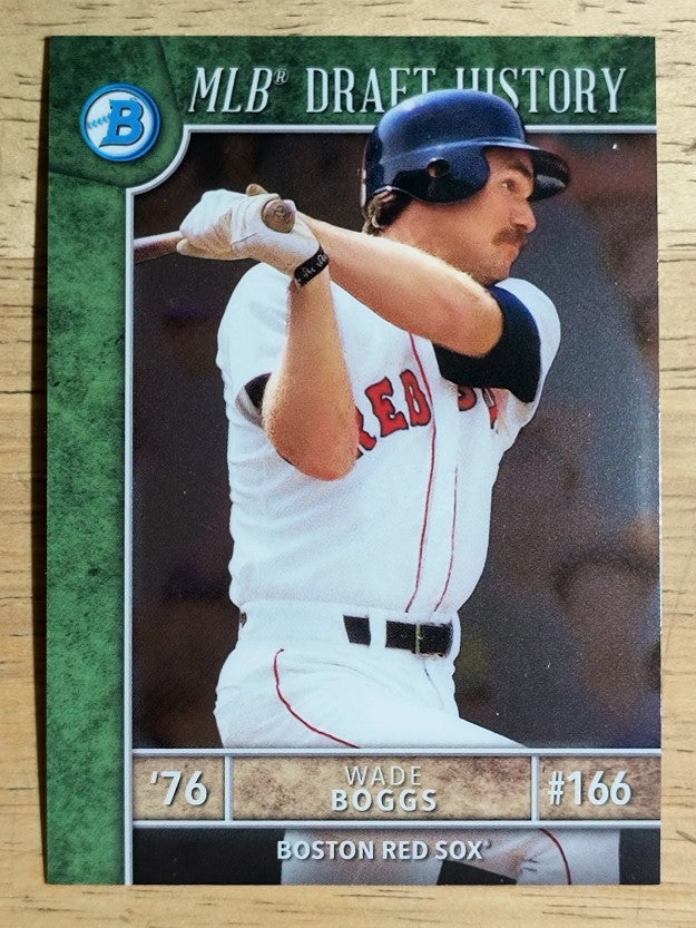 2017 Bowman Chrome Draft MLB Draft History #MLBDWB Wade Boggs