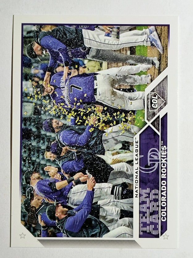 2023 Topps #445 Colorado Rockies TC