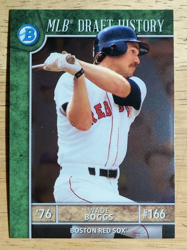 2017 Bowman Chrome Draft MLB Draft History #MLBDWB Wade Boggs