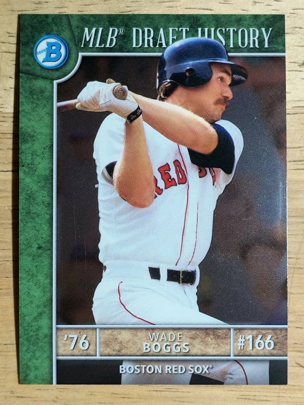 2017 Bowman Chrome Draft MLB Draft History #MLBDWB Wade Boggs