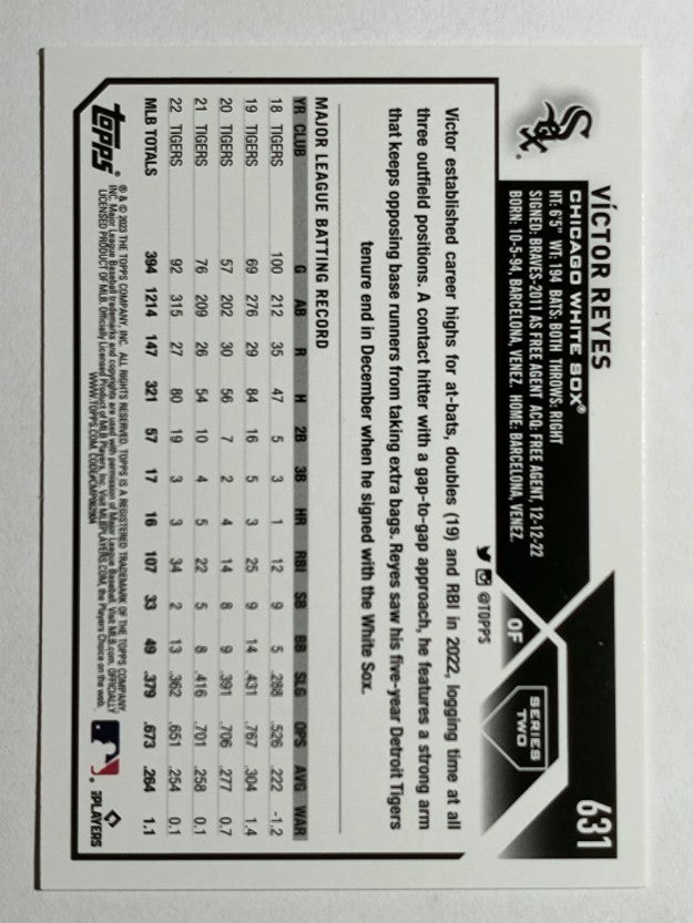 2023 Topps #631 Victor Reyes