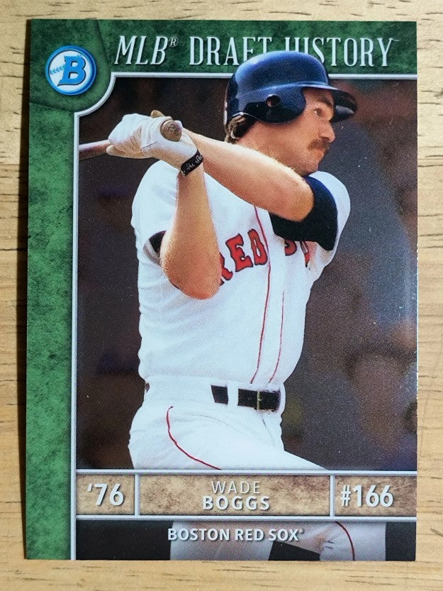 2017 Bowman Chrome Draft MLB Draft History #MLBDWB Wade Boggs