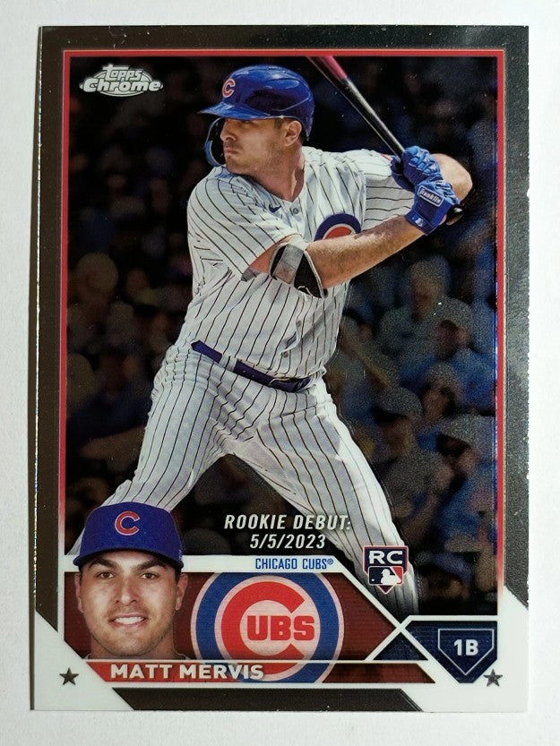 2023 Topps Chrome Update #USC44 Matt Mervis RC