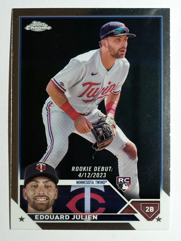 2023 Topps Chrome Update #USC141 Edouard Julien RC