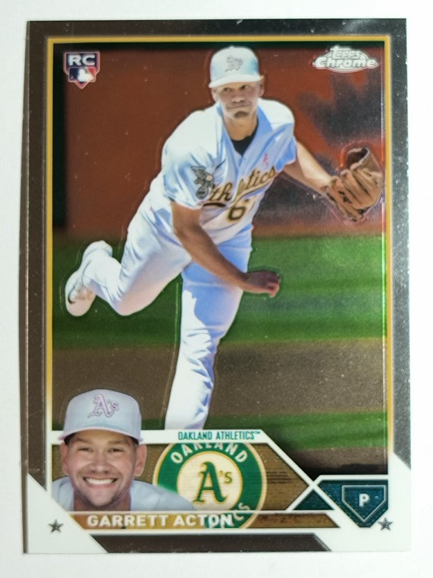 2023 Topps Chrome Update #USC180 Garrett Acton RC