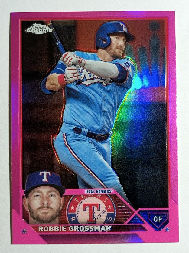 2023 Topps Chrome Update Pink Refractors #USC207 Robbie Grossman