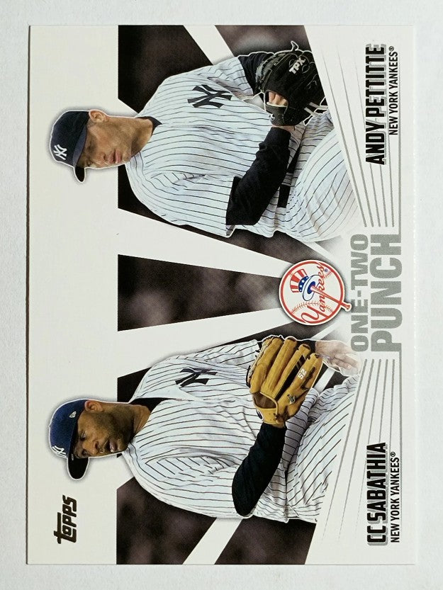 2023 Topps One Two Punch #12P4 Andy Pettitte/CC Sabathia