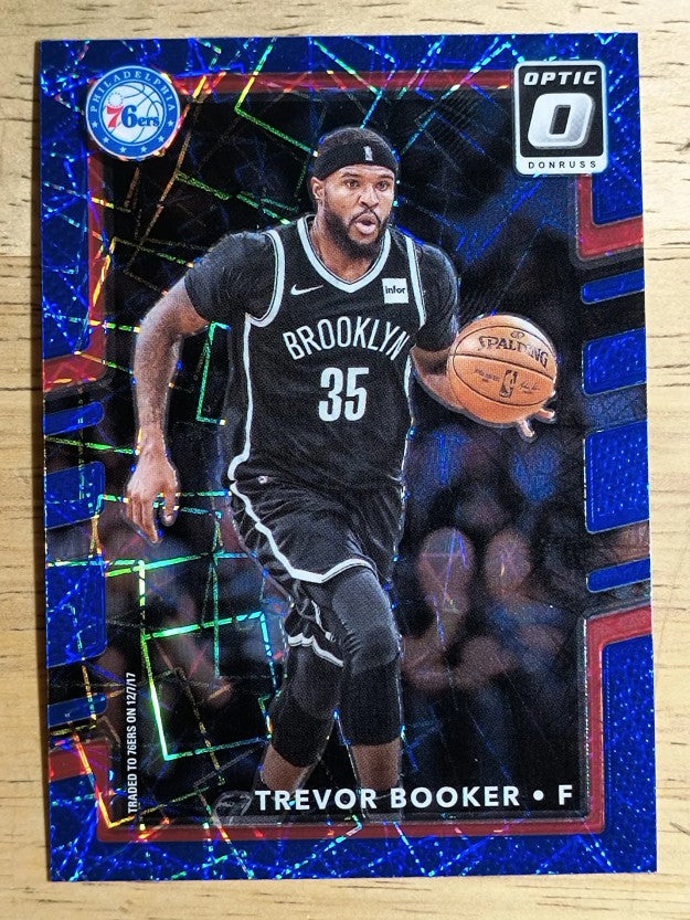 2017-18 Donruss Optic Blue Velocity #12 Trevor Booker