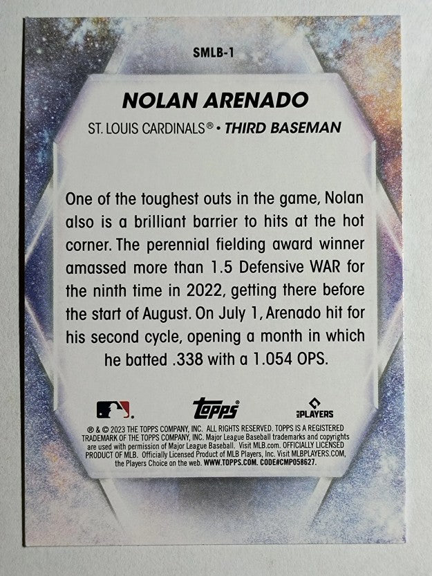 2023 Topps Stars of MLB #SMLB1 Nolan Arenado