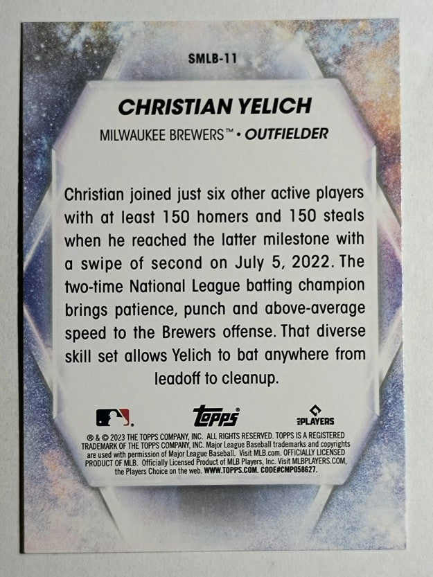 2023 Topps Stars of MLB #SMLB11 Christian Yelich
