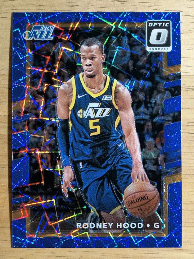 2017-18 Donruss Optic Blue Velocity #143 Rodney Hood