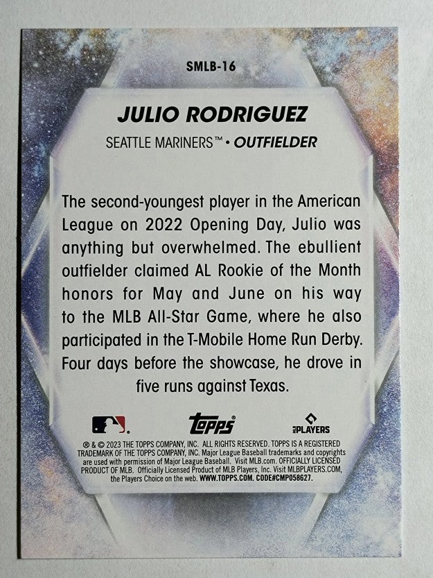 2023 Topps Stars of MLB #SMLB16 Julio Rodriguez