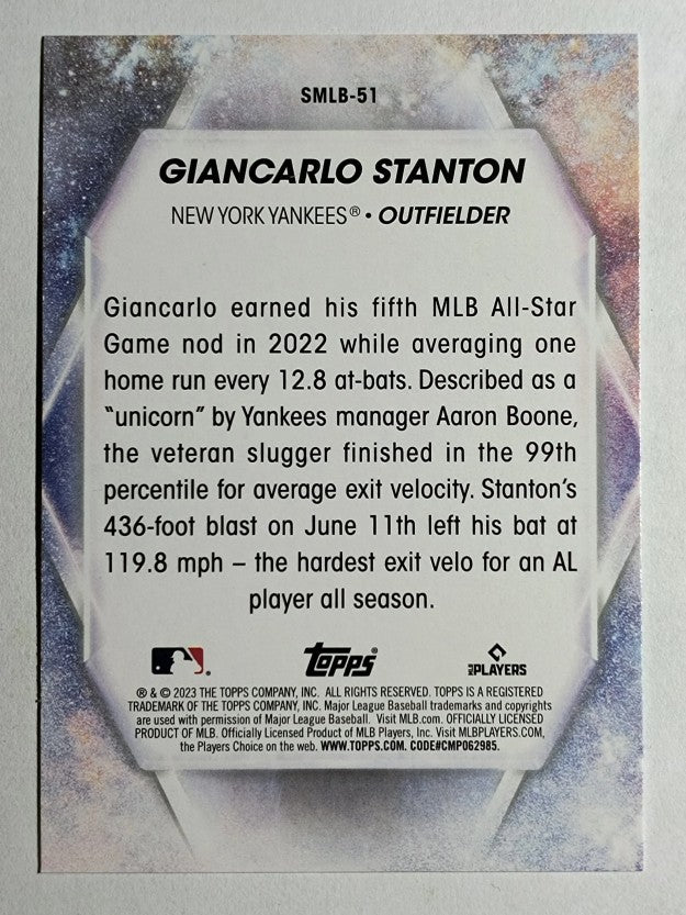 2023 Topps Stars of MLB #SMLB51 Giancarlo Stanton