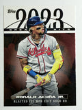 2024 Topps '23 Greatest Hits #23GH8 Ronald Acuna Jr.