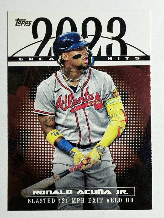 2024 Topps '23 Greatest Hits #23GH8 Ronald Acuna Jr.