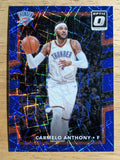 2017-18 Donruss Optic Blue Velocity #96 Carmelo Anthony