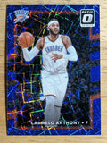 2017-18 Donruss Optic Blue Velocity #96 Carmelo Anthony
