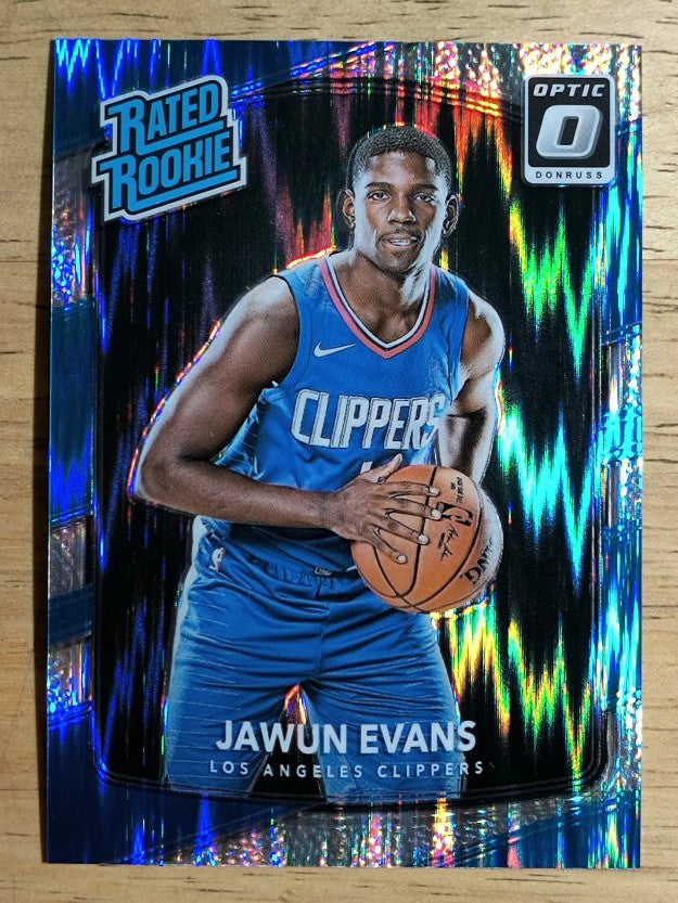 2017-18 Donruss Optic Mega Box Rated Rookie Shock Flash #162 Jawun Evans RR