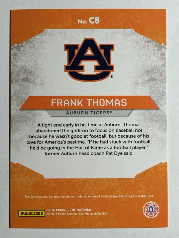 2016 Panini National Convention College Legends #C8 Frank Thomas