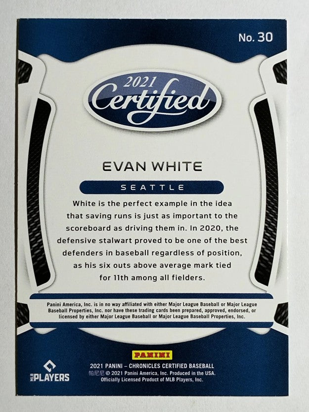 2021 Certified #30 Evan White RC